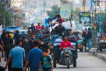 Gazakrieg / Die Flucht aus Rafah hat begonnen